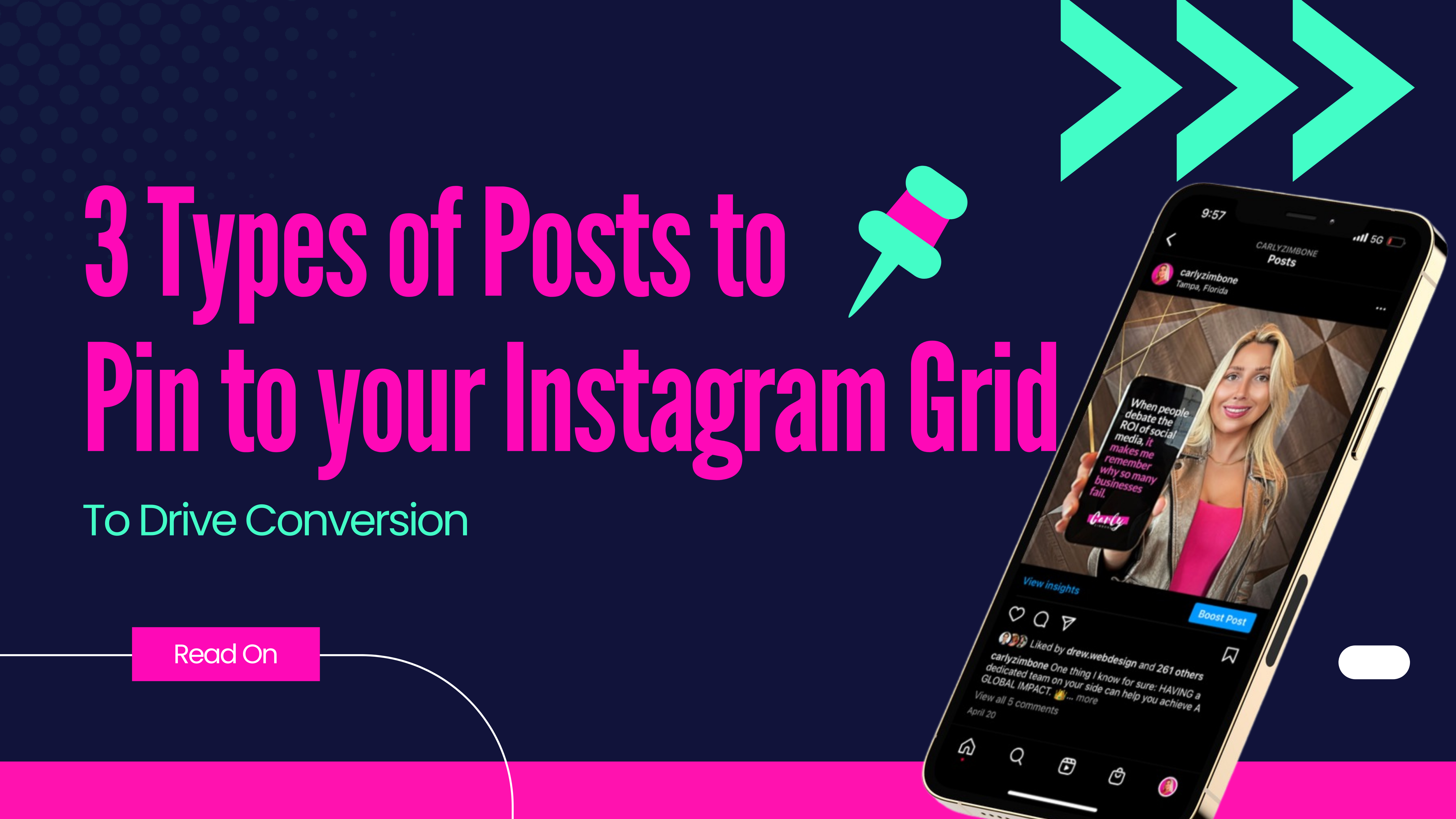 Three types of post to pin on your Instagram grid