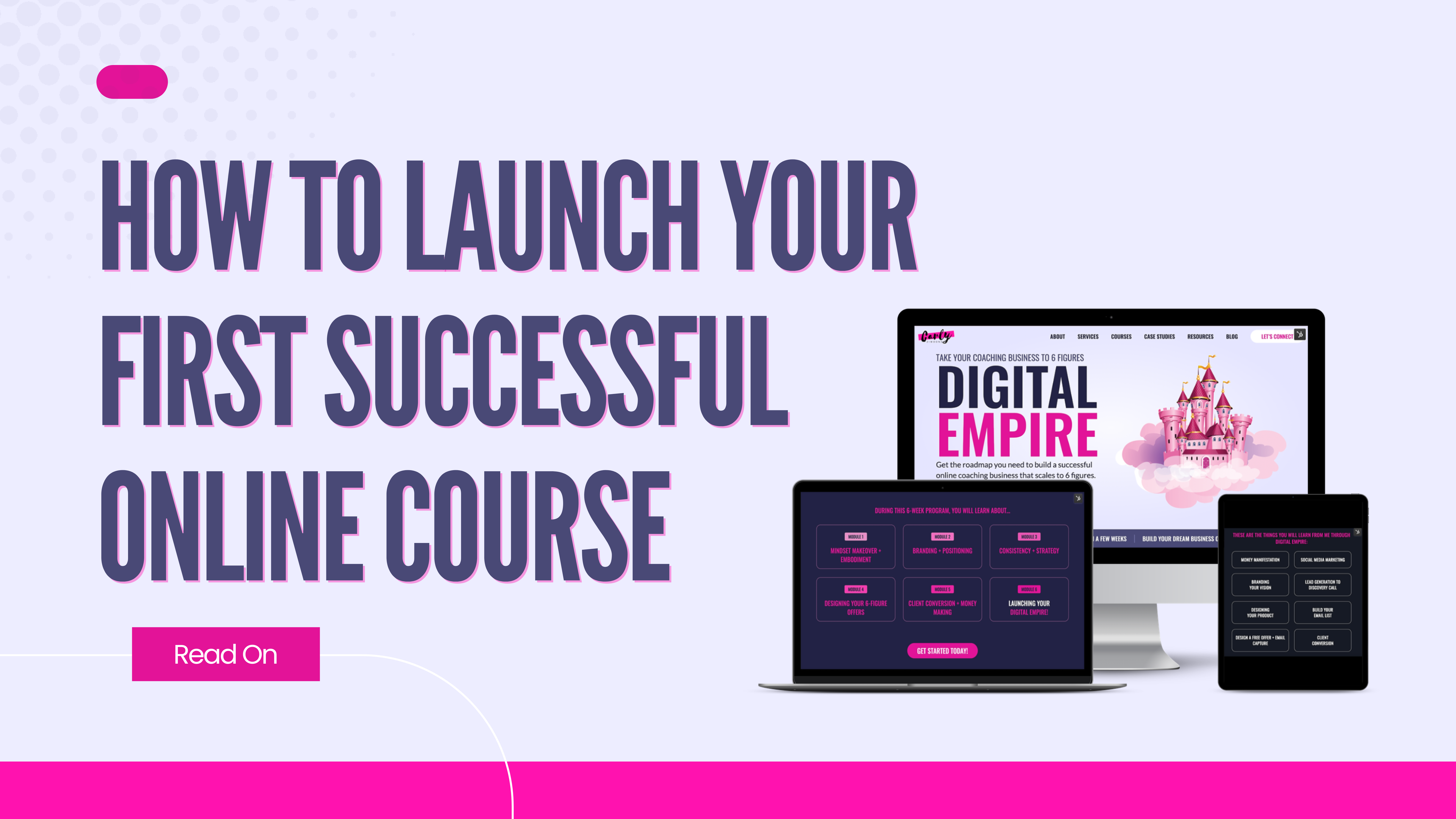 How to Launch Your First Successful Online Course
