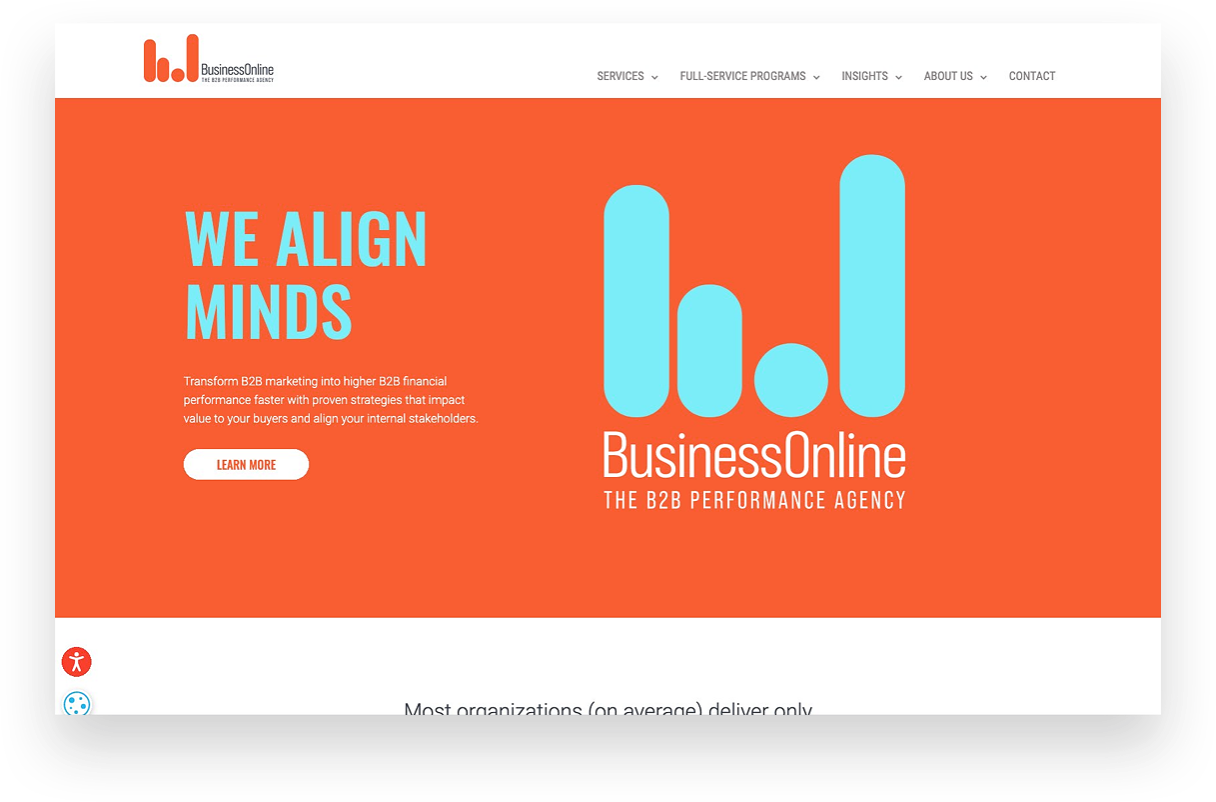 Business Online's Website
